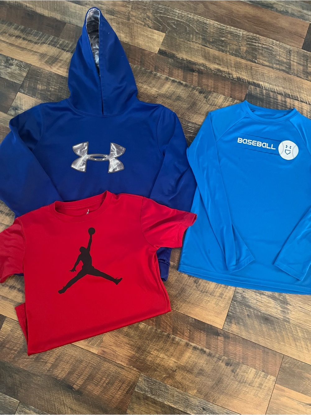 Under Armour/ Air Jordan Lot size medium and large